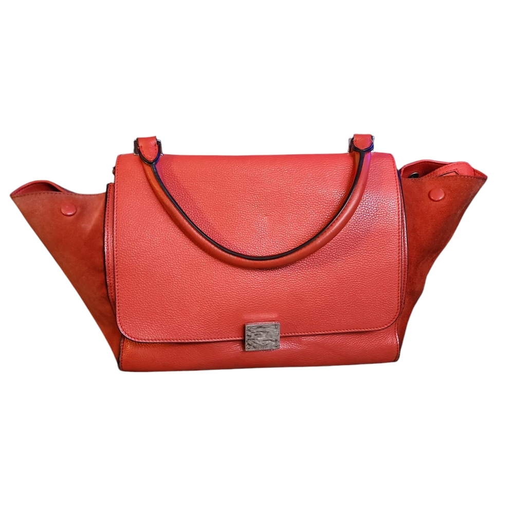Celine Trapeze Elegant Leather Handbag